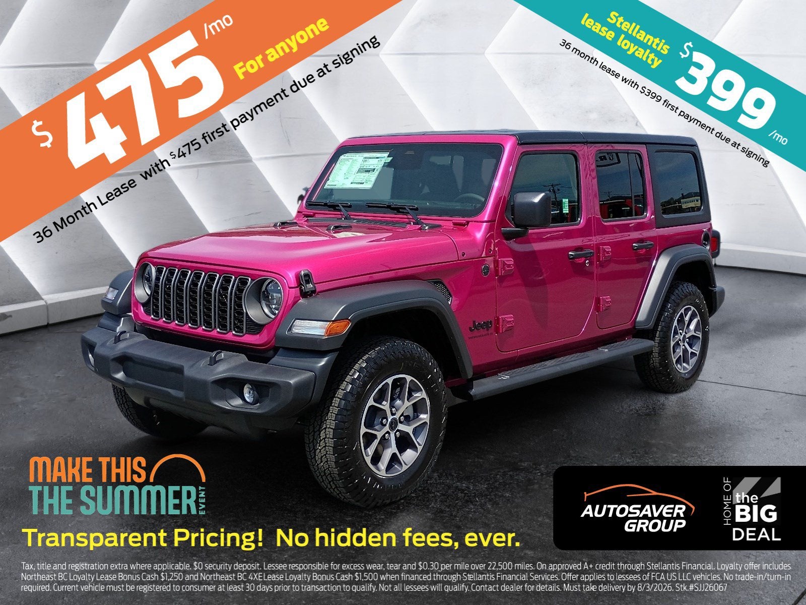 2026 Jeep Wrangler Sport S