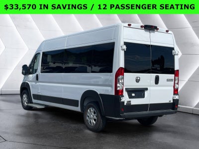 2024 RAM ProMaster Window Van High Roof 12 PASSENGER SEATING