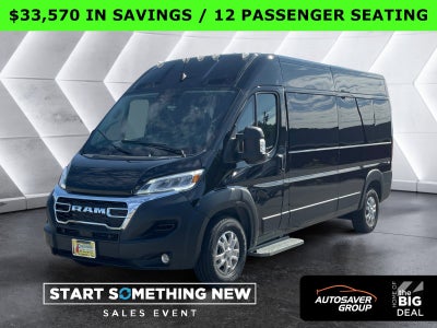 2024 RAM ProMaster Window Van High Roof 12 PASSENGER SEATING