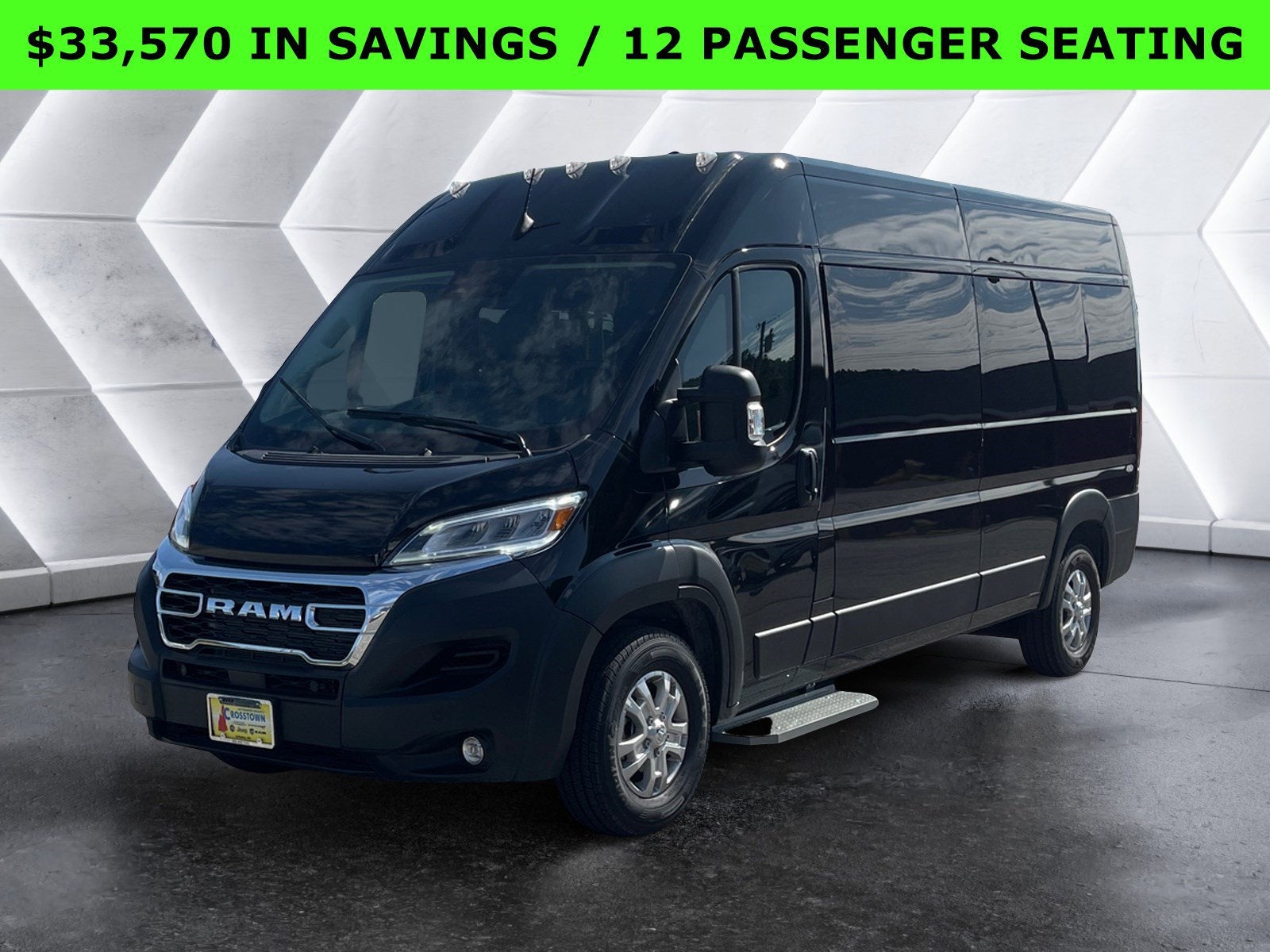 2024 RAM ProMaster Window Van High Roof 12 PASSENGER SEATING