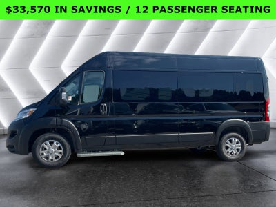 2024 RAM ProMaster Window Van High Roof 12 PASSENGER SEATING