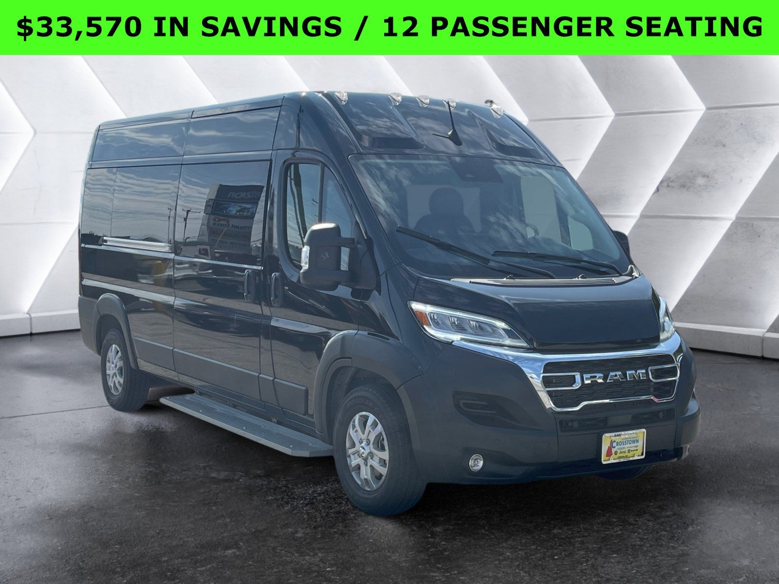 2024 RAM ProMaster Window Van High Roof 12 PASSENGER SEATING
