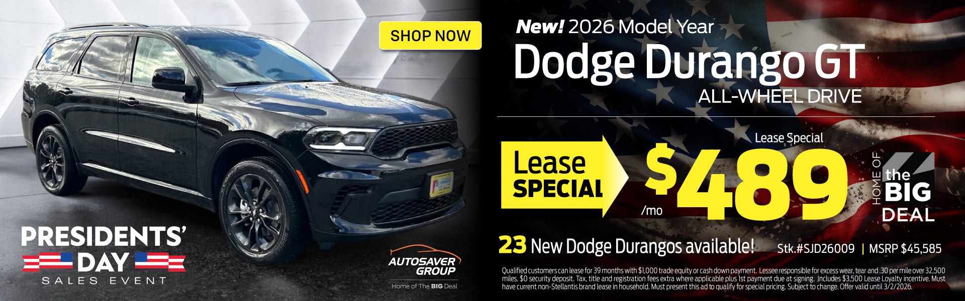 SHOP NEW DURANGO NEAR ST JOHNSBURY, VT