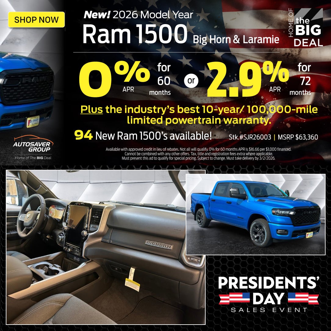 SHOP NEW RAM TRUCKS NEAR ST JOHNSBURY, VT