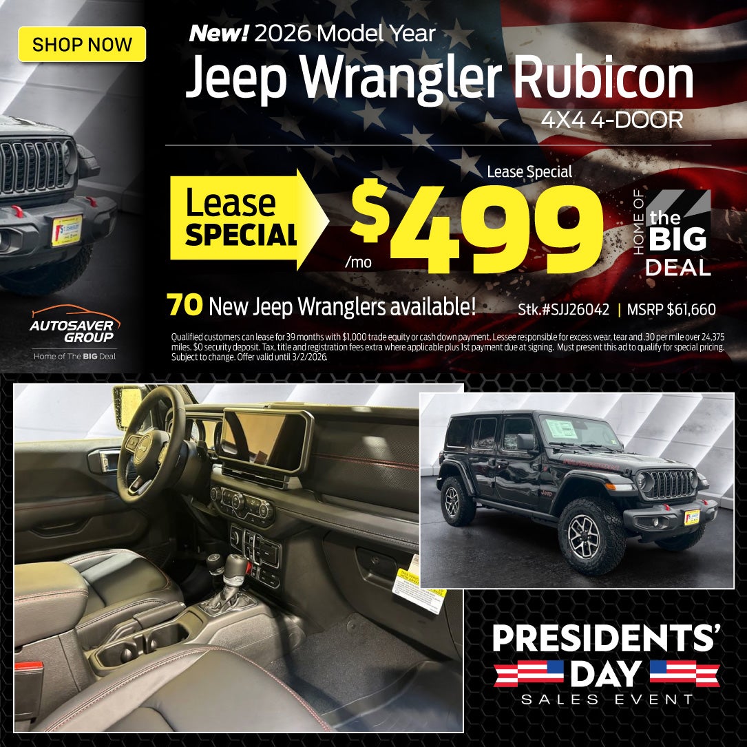 SHOP NEW JEEP NEAR ST JOHNSBURY, VT