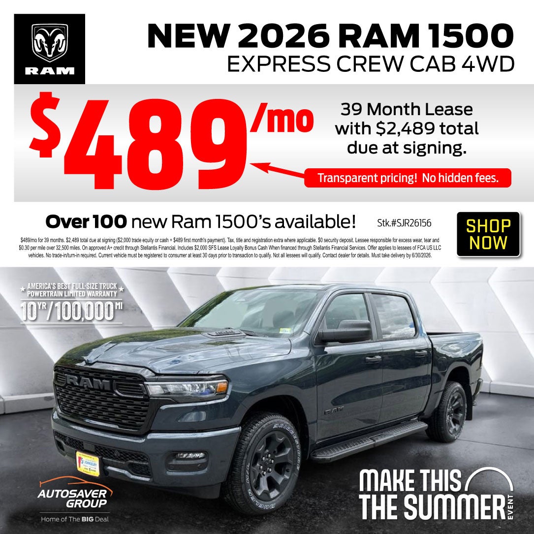SHOP NEW RAM TRUCKS NEAR ST JOHNSBURY, VT