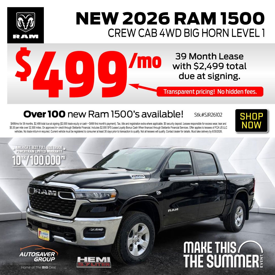 SHOP NEW RAM TRUCKS NEAR ST JOHNSBURY, VT