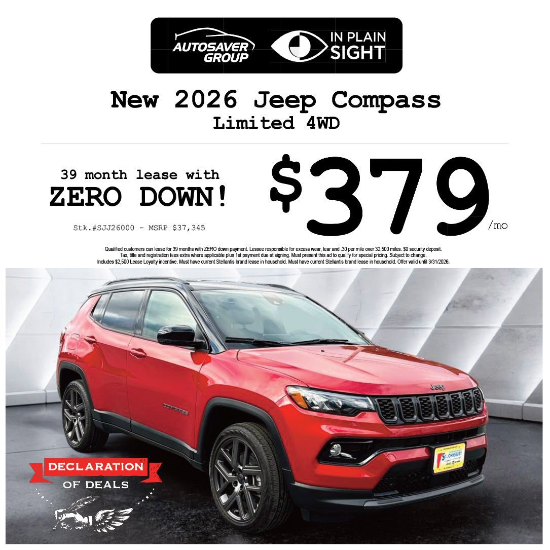 SHOP NEW JEEP NEAR ST JOHNSBURY, VT
