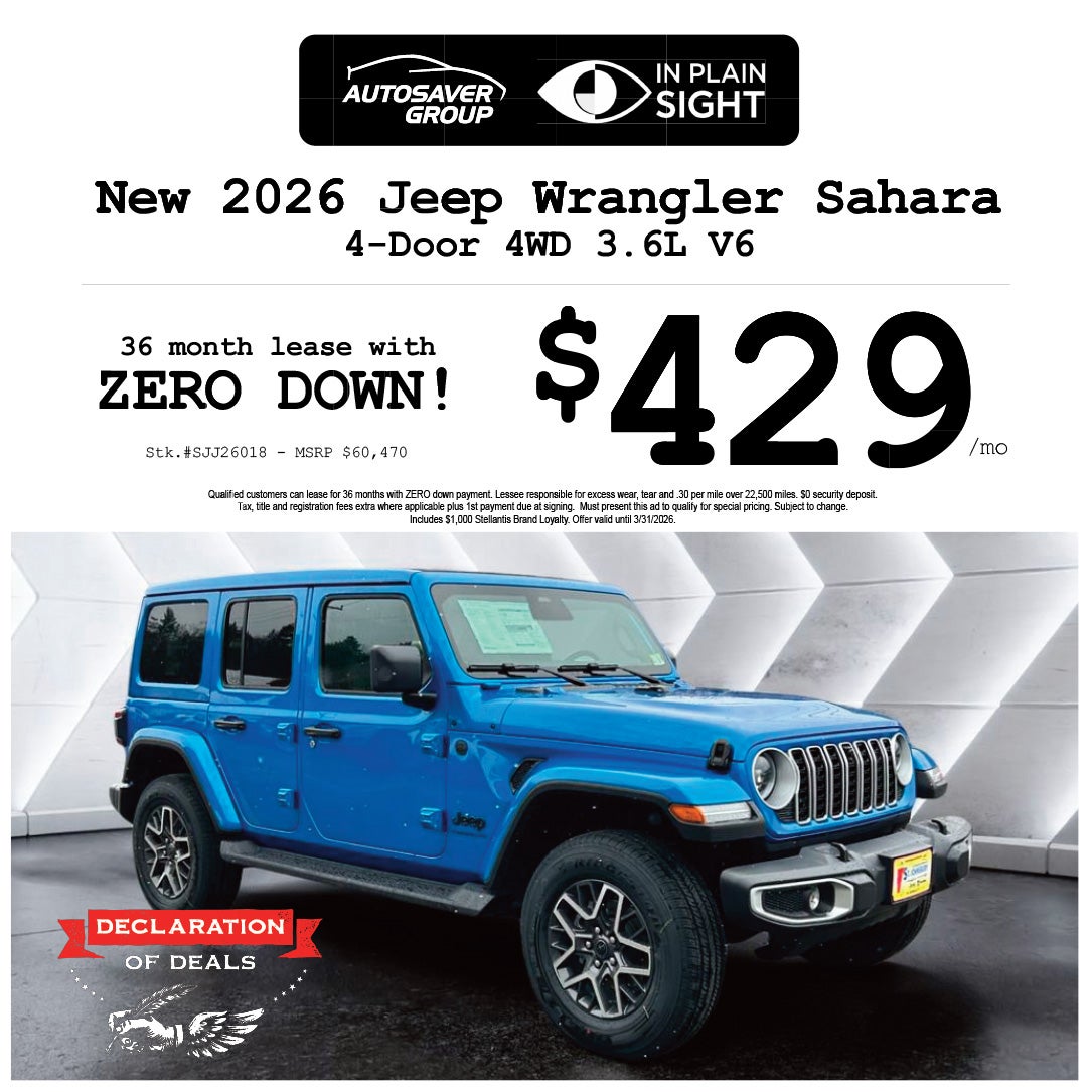 SHOP NEW JEEP NEAR ST JOHNSBURY, VT