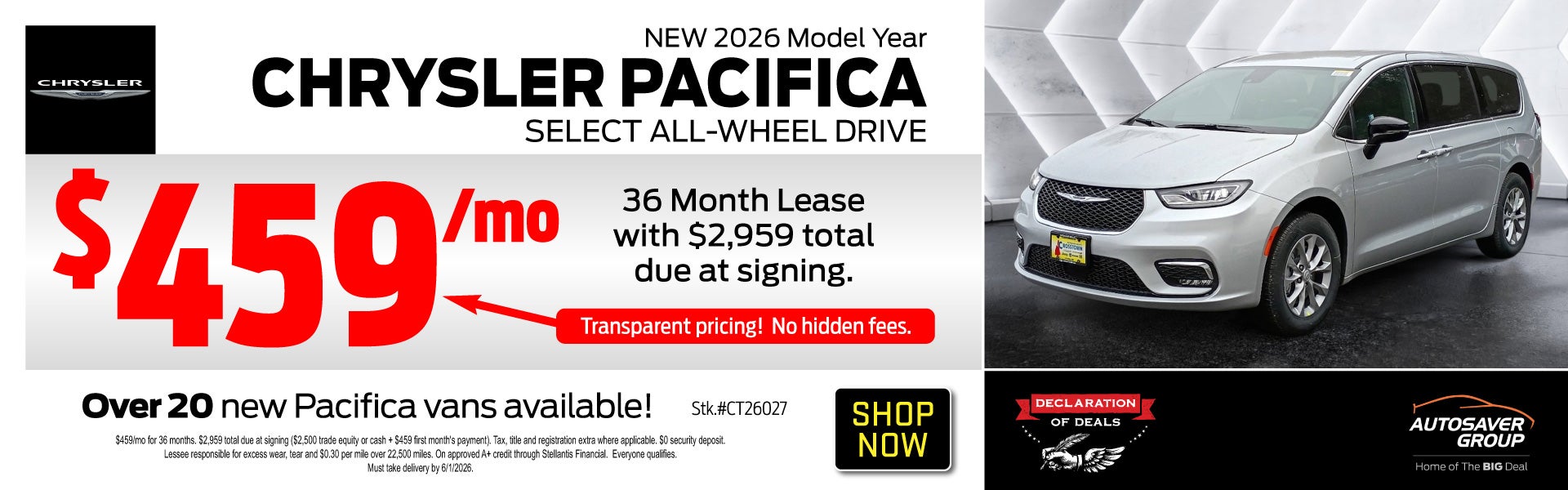 SHOP NEW PACIFICA VANS NEAR ST JOHNSBURY, VT